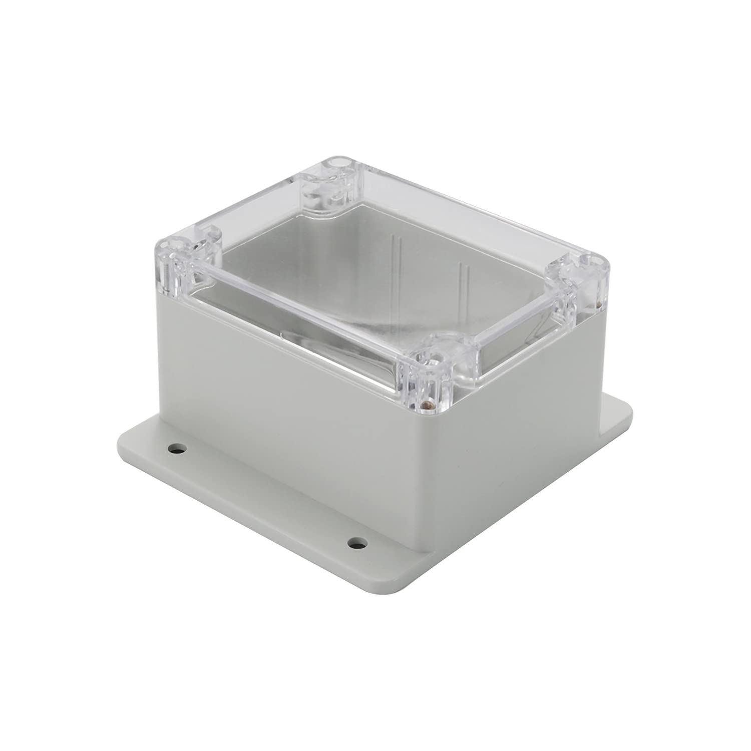 Junction Box ABS Plastic IP67 Universal Electrical Project Enclosure with Transparent Clear Cover Y56813