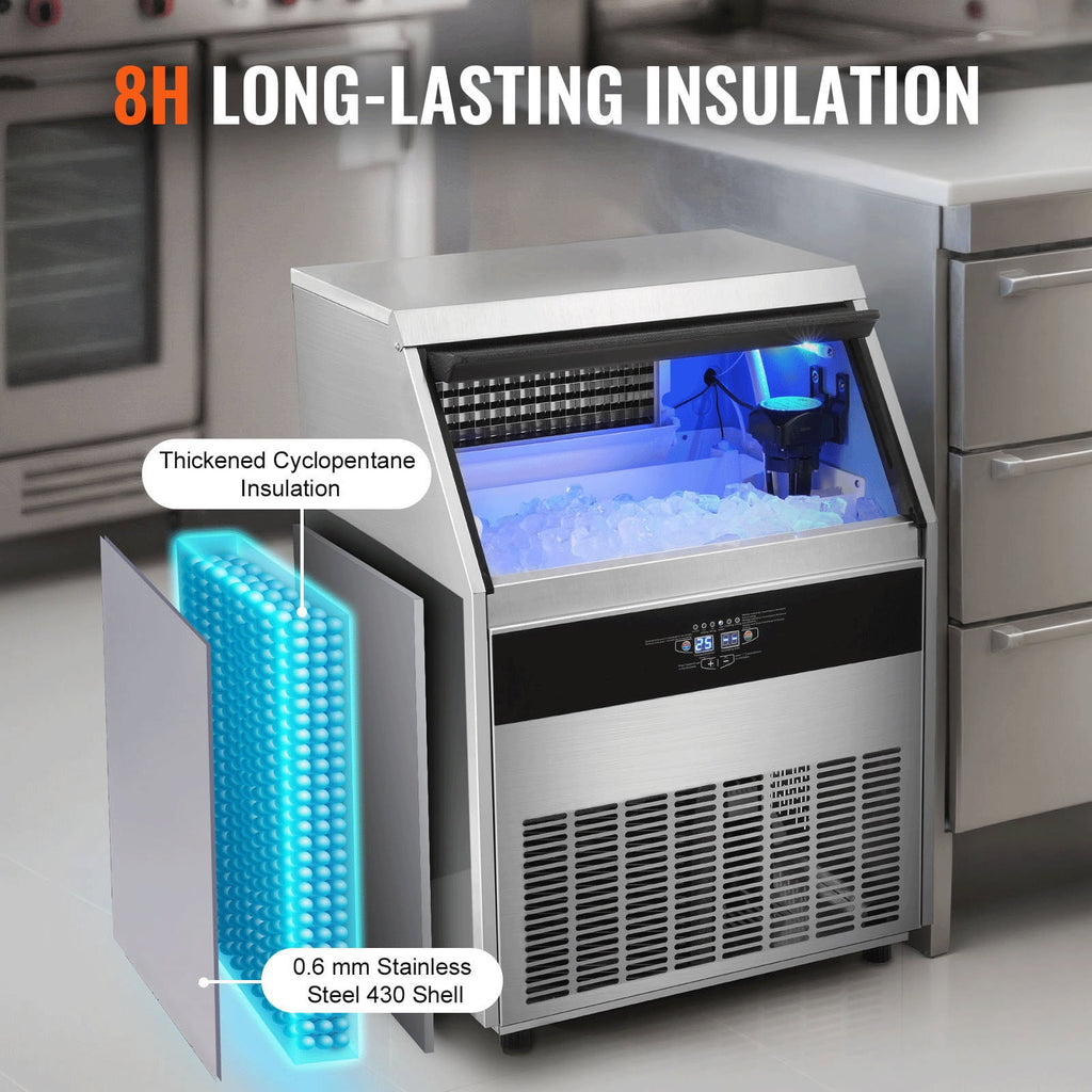 Commercial Ice Maker Freestanding Cabinet Machine 330lbs/24H Z476