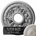 Baltimore Ceiling Medallion, Hand-Painted Flash Blue M13891