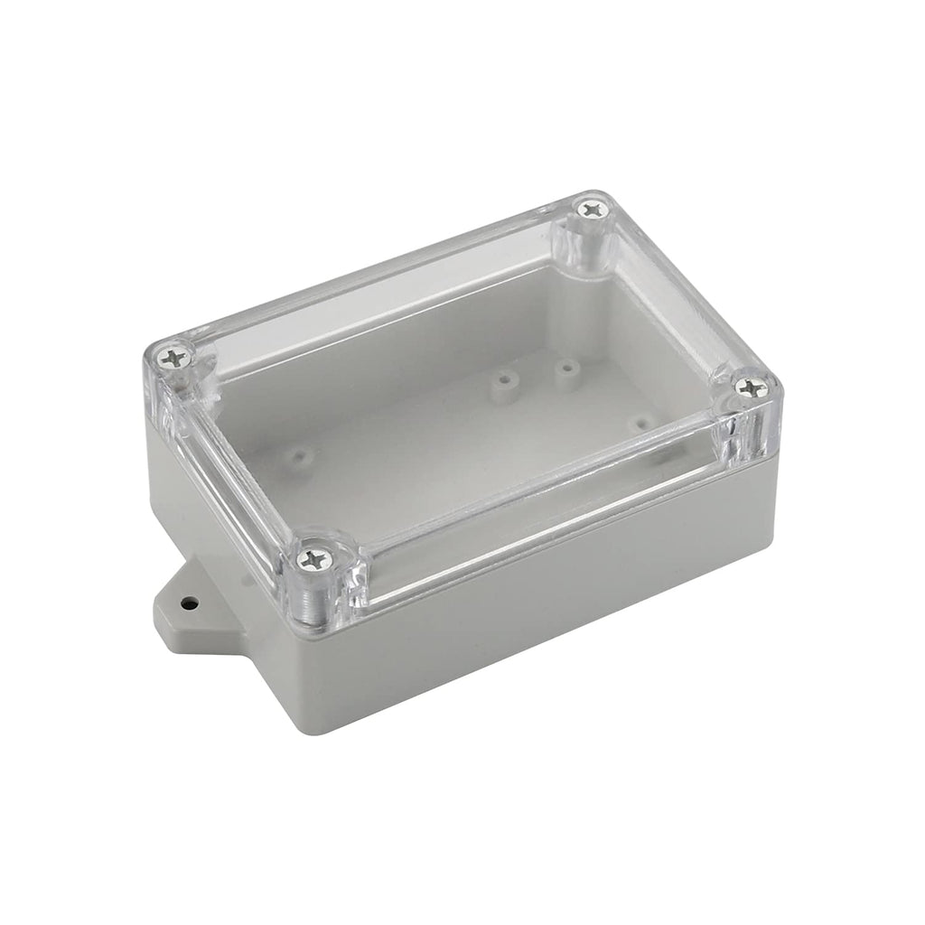 Junction Box ABS Plastic IP67 Universal Electrical Project Enclosure with Transparent Clear Cover Y56813