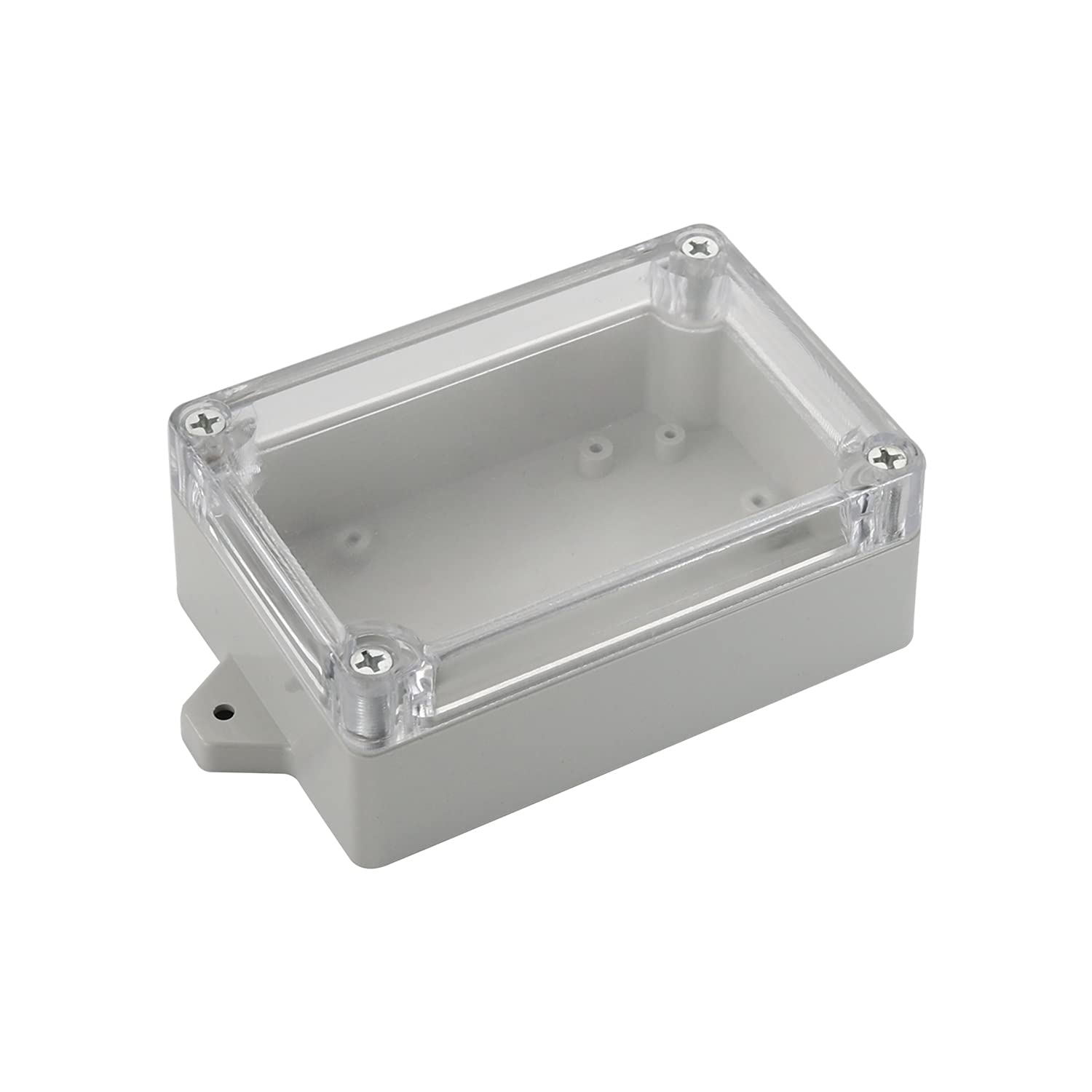 Junction Box ABS Plastic IP67 Universal Electrical Project Enclosure with Transparent Clear Cover Y56813
