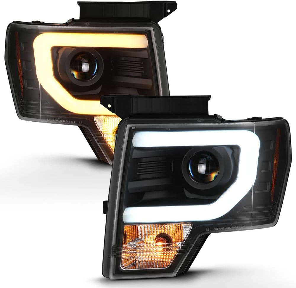 LED Tube Switchback Signal Projector Headlights Headlamps Y136