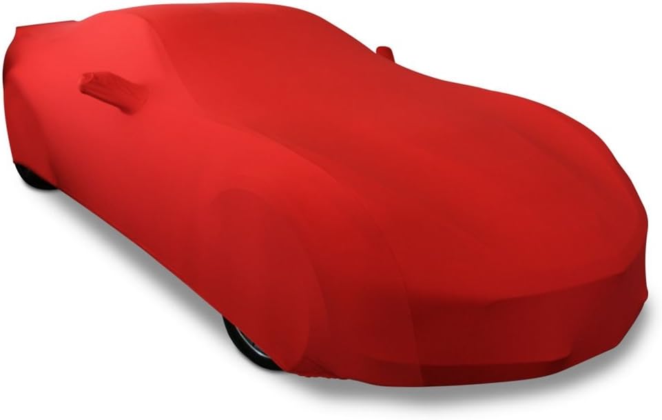 Blue Stretch Satin Indoor Car Cover C692080