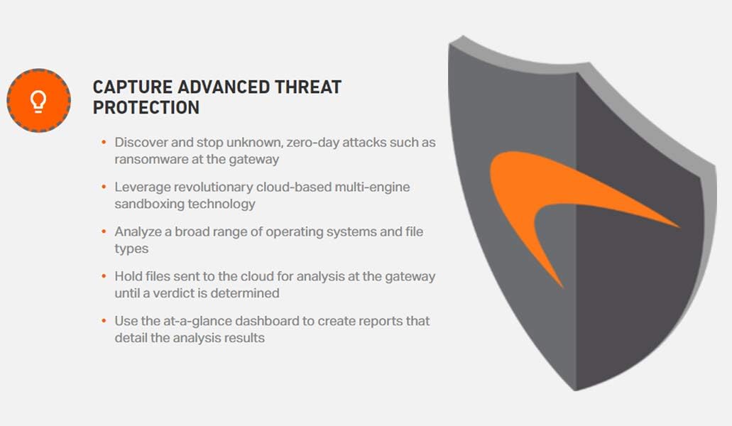 3 Year Capture Advanced Threat Protection Service Suite for TZ270 C576
