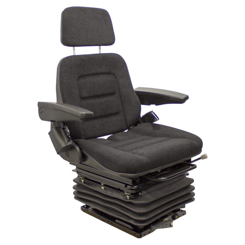 Black Fabric Full Adjustment Seat with Suspension G110