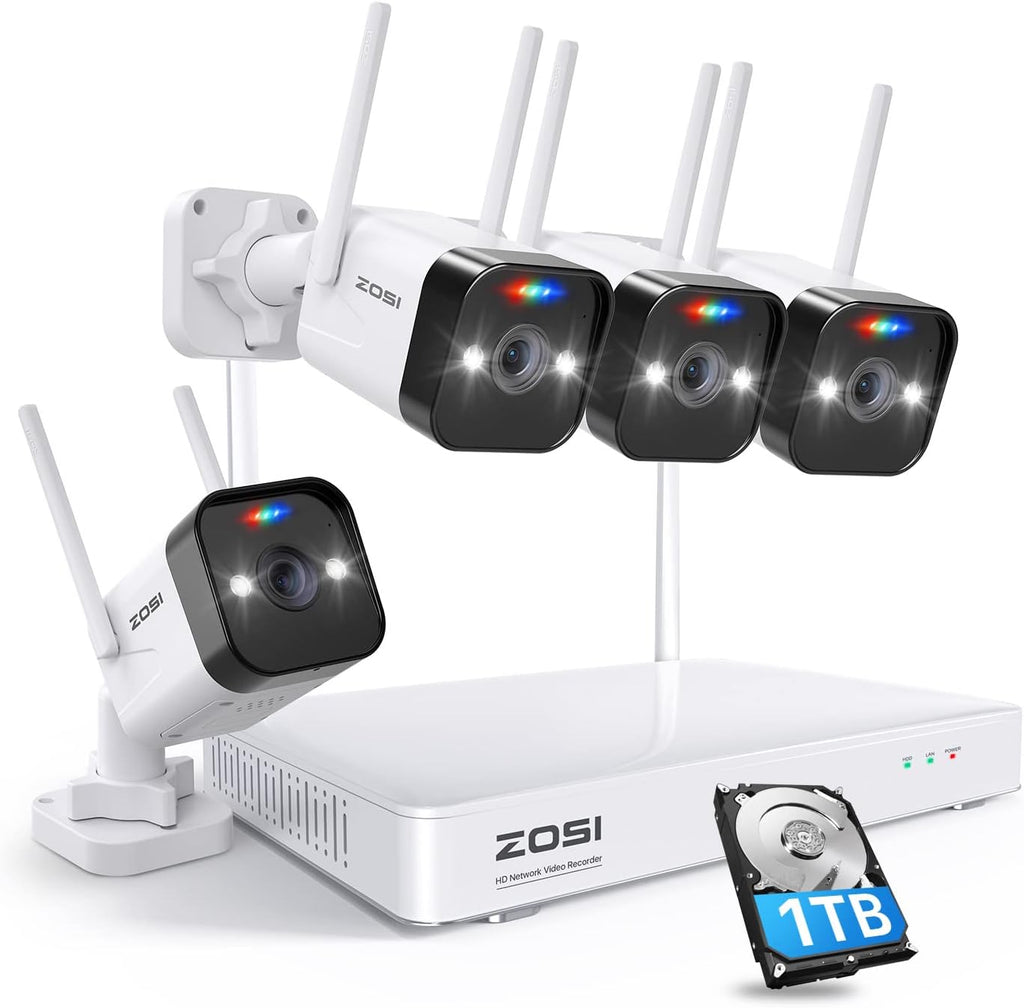 8CH 5MP PoE Security Camera System with 2TB HDD U131