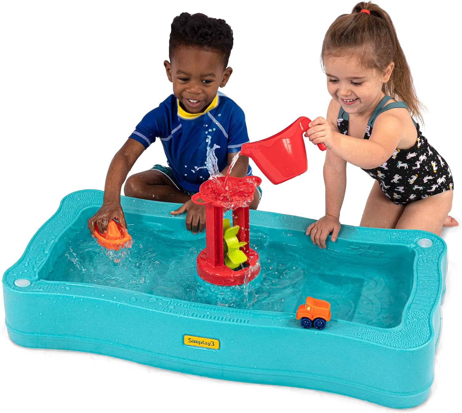 2-Sided Water Play Table with 4 Accessories T69095