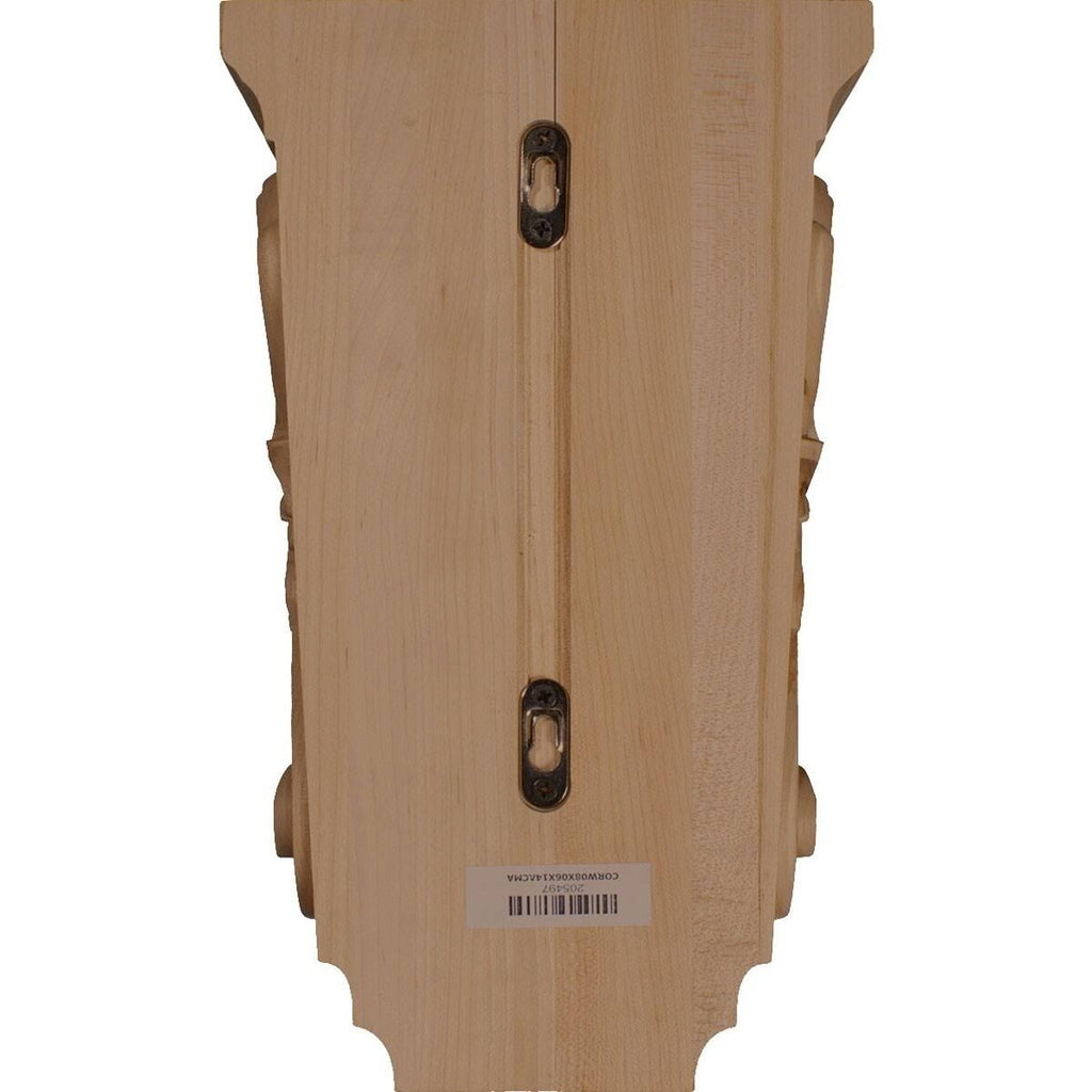 Large Wide Acanthus Wood Corbel G92334