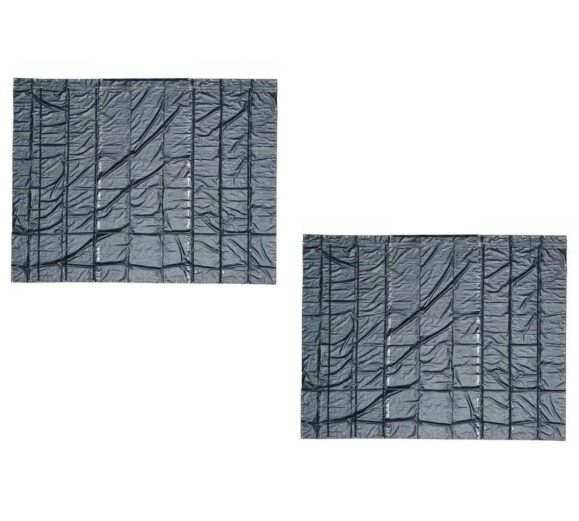 2 Pack 20' x 24' Heavy Duty Flatbed Truck Tarps W36862