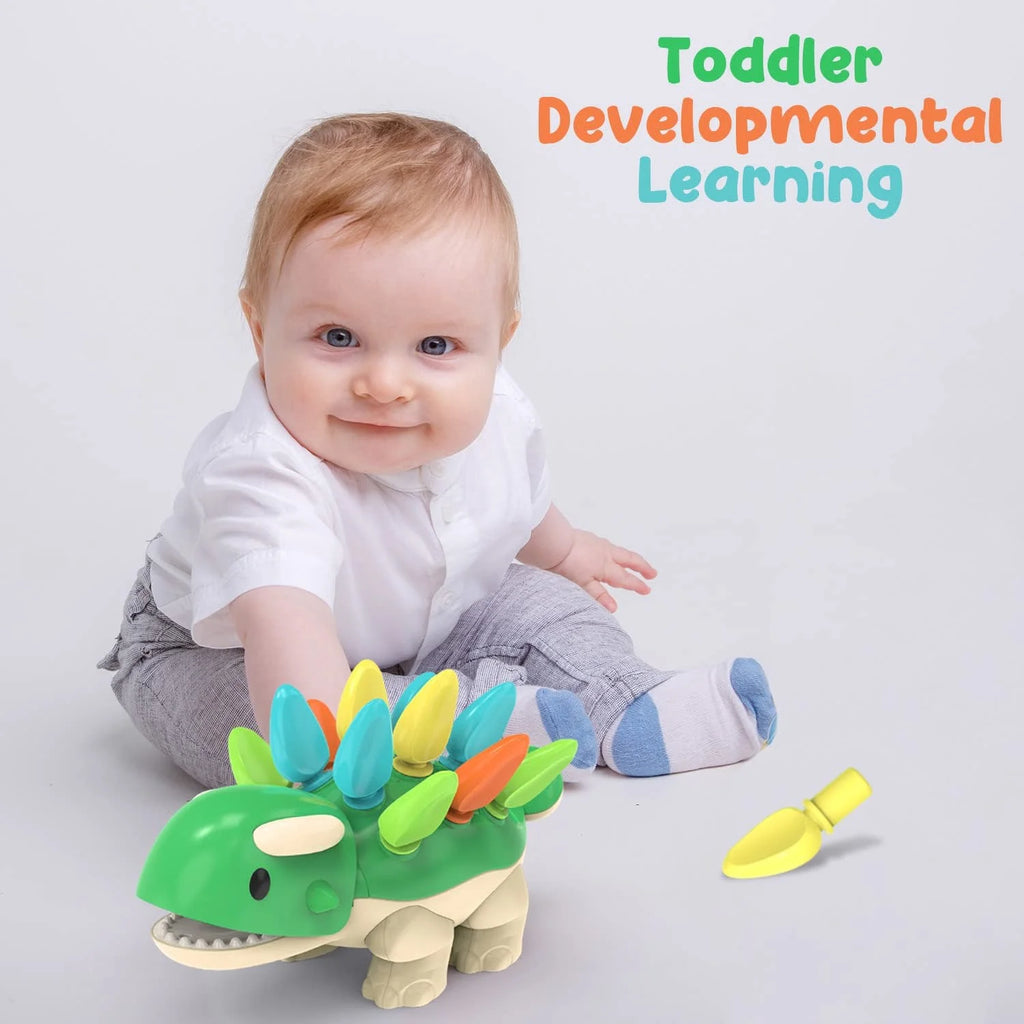 Dinosaur Toy with 12 Spike Quills for Matching Colors C965182