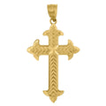 10k Gold Religious Charm Pendant Necklace W363