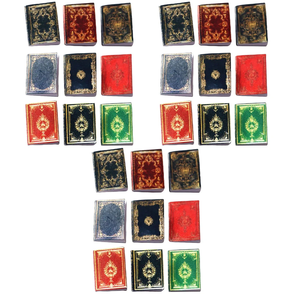 27 pcs Dollhouse Miniature Books Toys R198