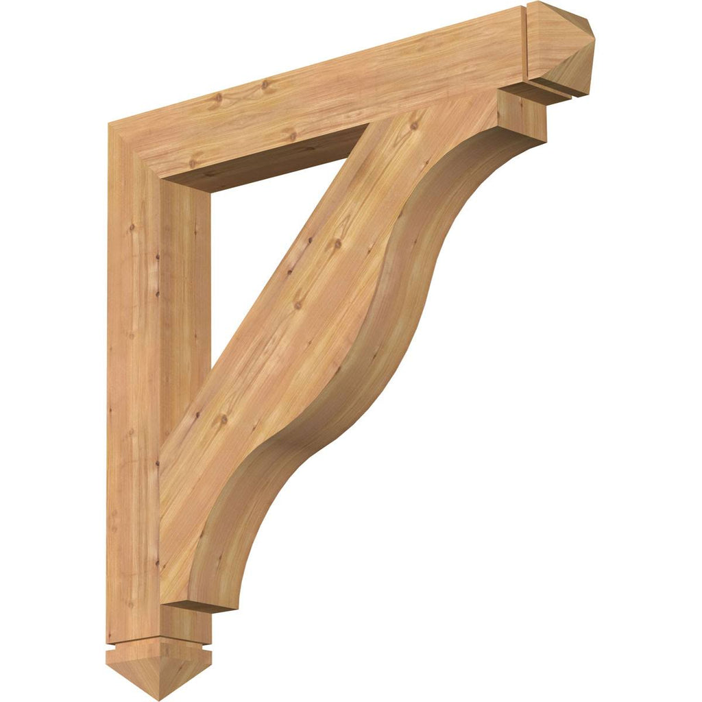 Western Red Cedar Smooth Bracket P21209