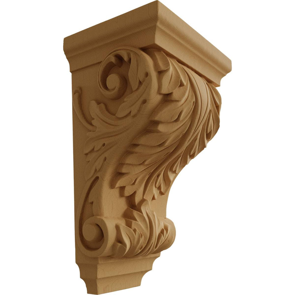 Large Wide Acanthus Wood Corbel G92334