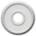 Hand-Painted Polished Copper Ceiling Medallion P8406