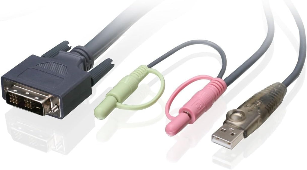 10 Feet DVI-D USB KVM Cable Pack of 2 B5005