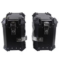 1 Pair 35L Aluminum Alloy Motorcycle Side Storage Box with 4 Keys B4504