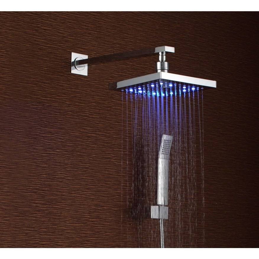 Volume Control LED Rainfall Shower Faucet D773