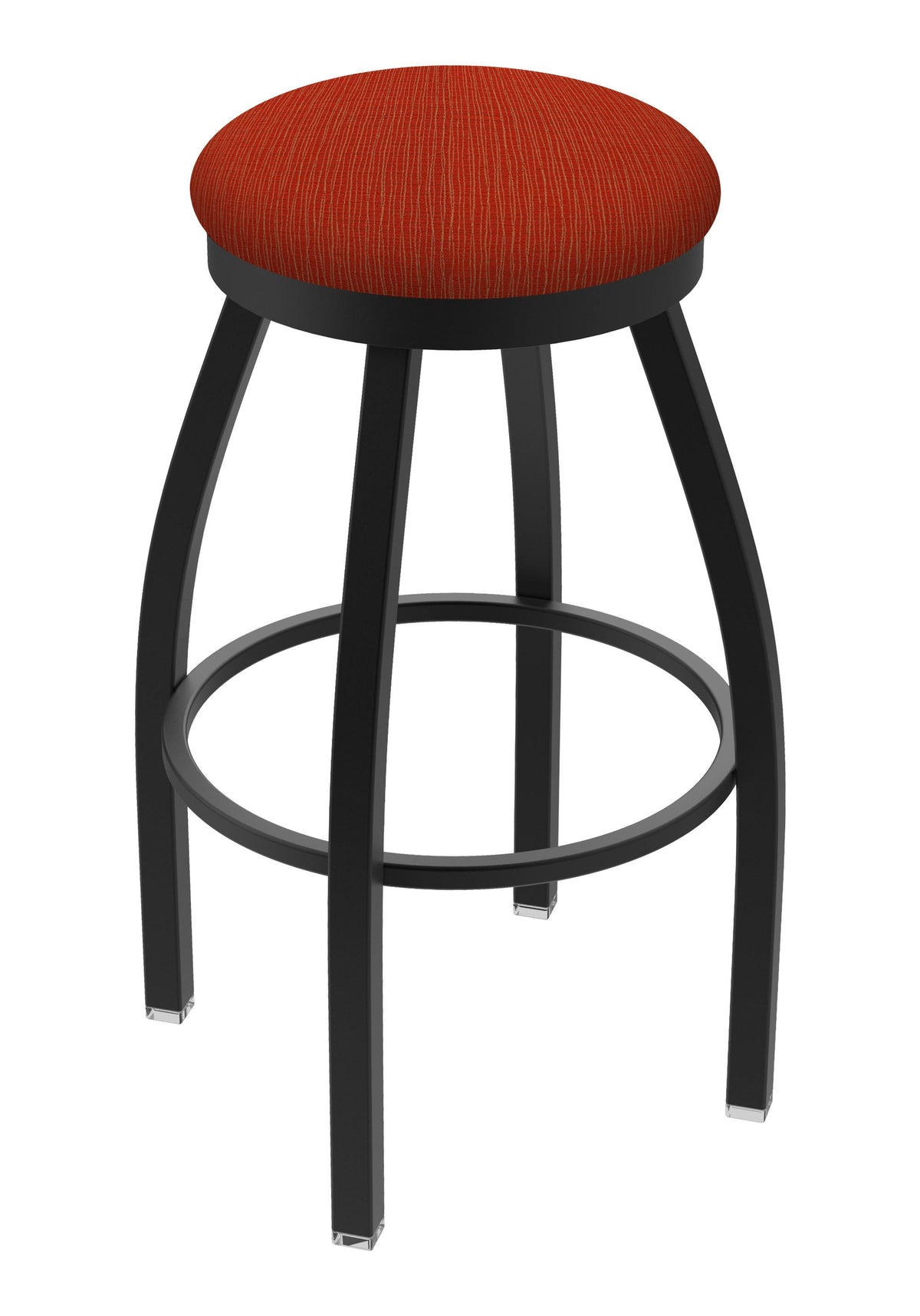 Swivel Counter Stool with Black Wrinkle Finish N68952