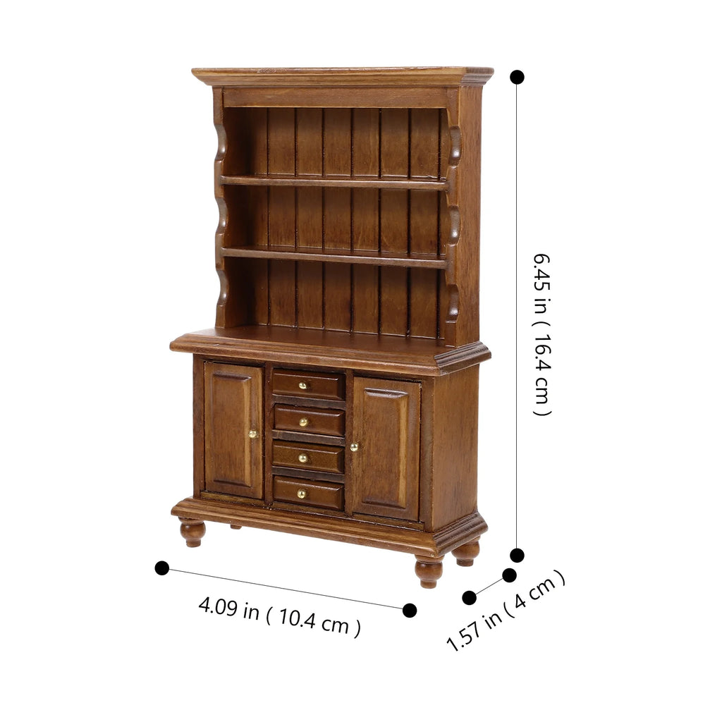 Miniature Book Shelf Doll House Furniture P8009
