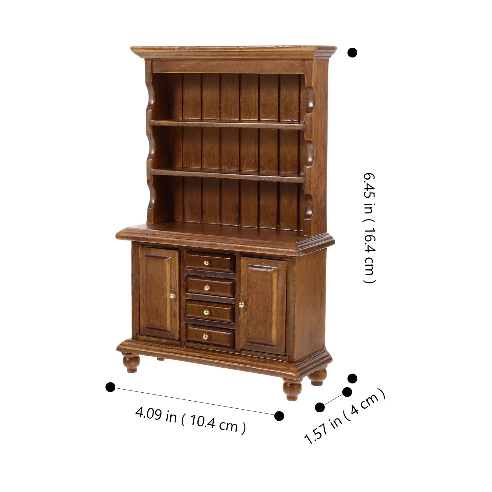 Miniature Book Shelf Doll House Furniture P8009