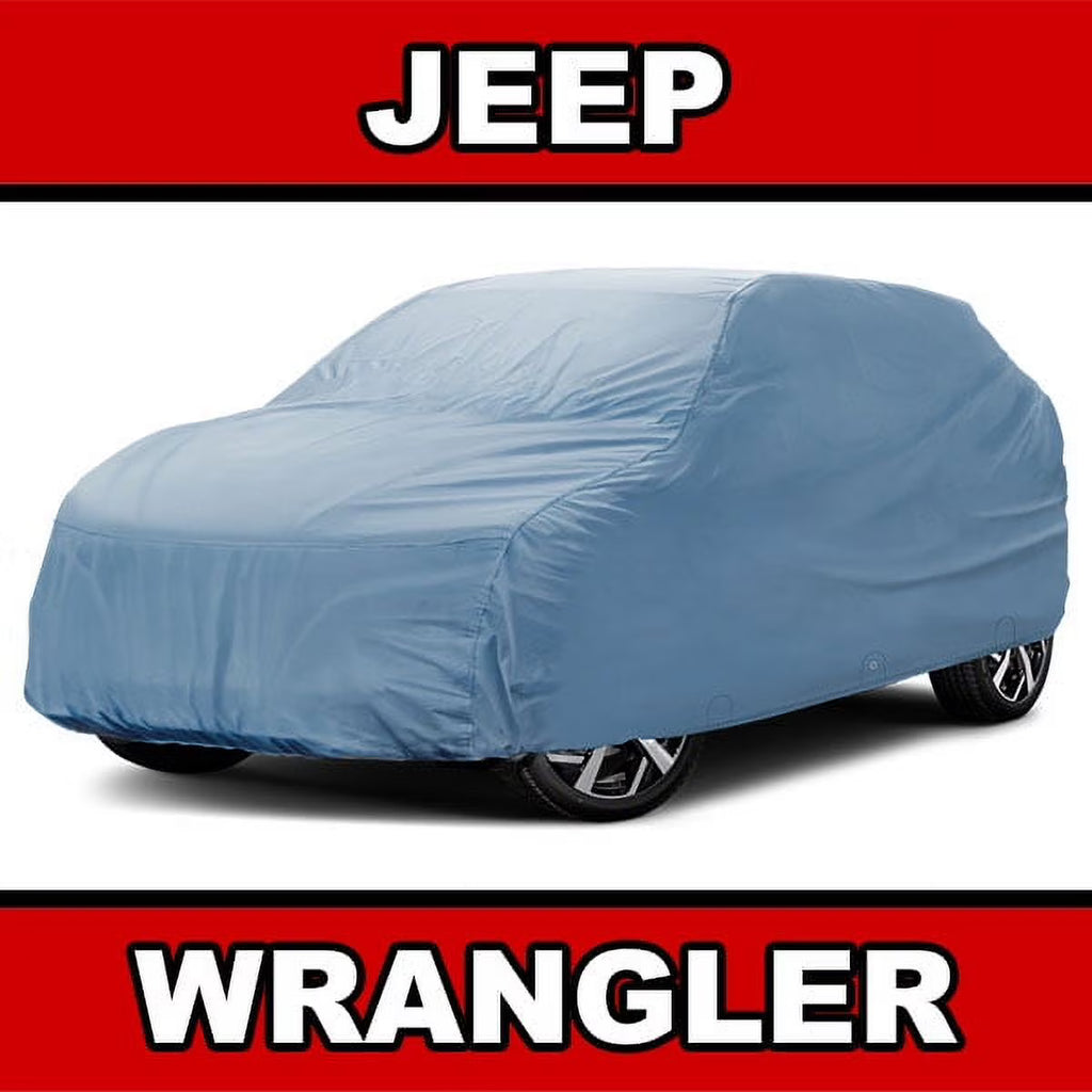Waterproof Full Exterior Car Cover for Jeep Wrangler 2-Door B77774