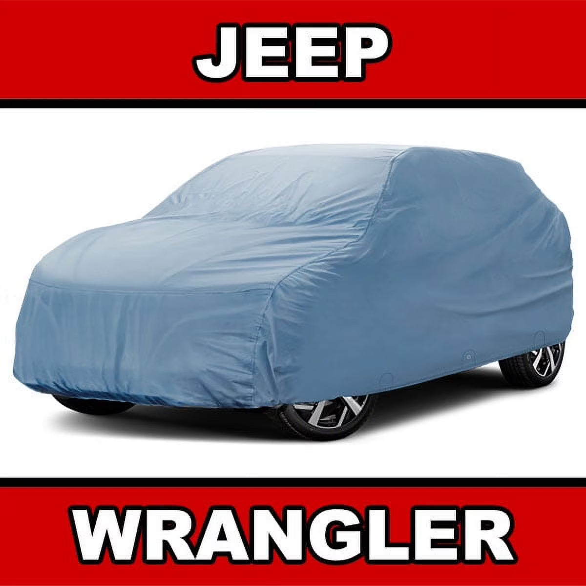 Waterproof Full Exterior Car Cover for Jeep Wrangler 2-Door B77774