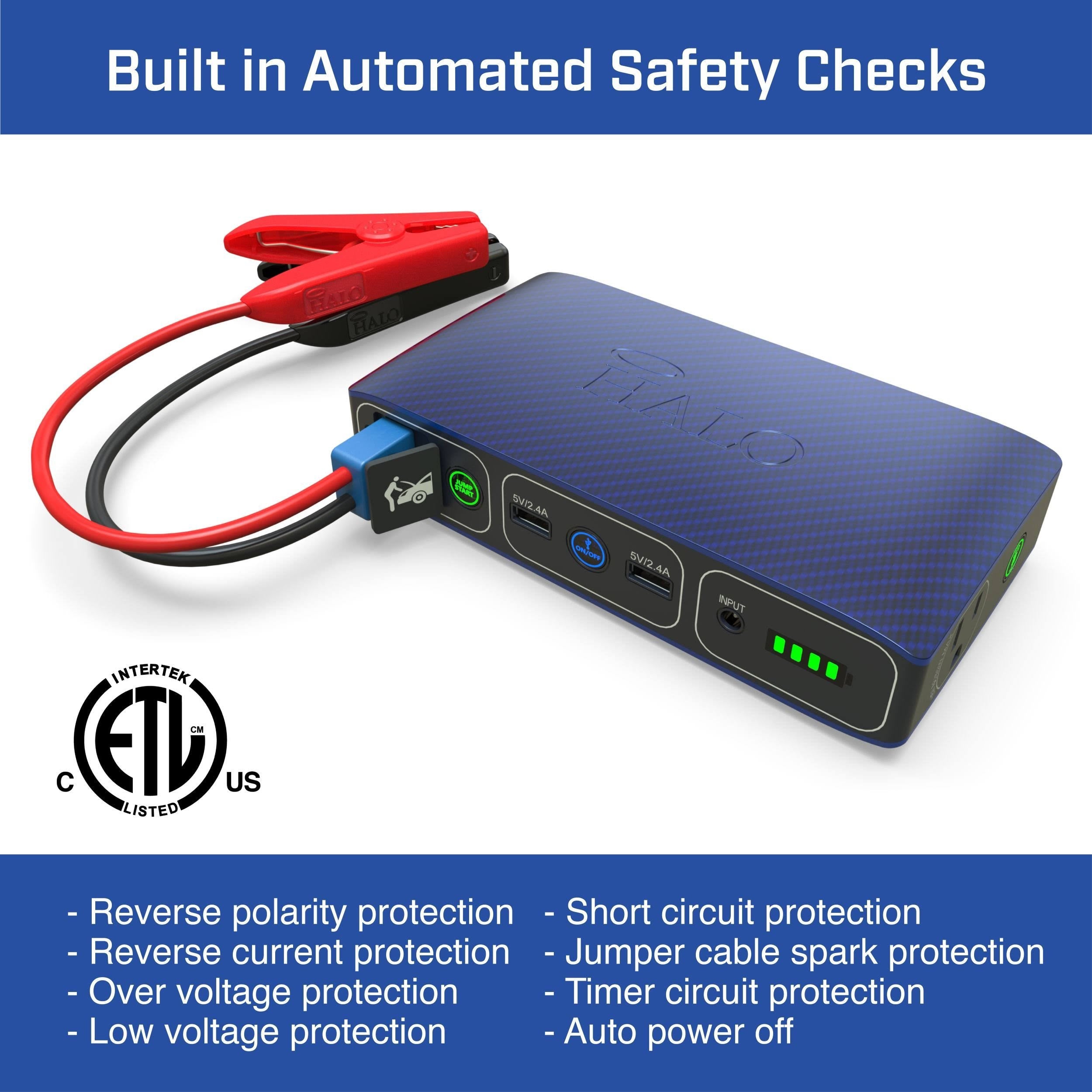 Portable Phone Laptop Charger Car Jump Starter with AC V44496