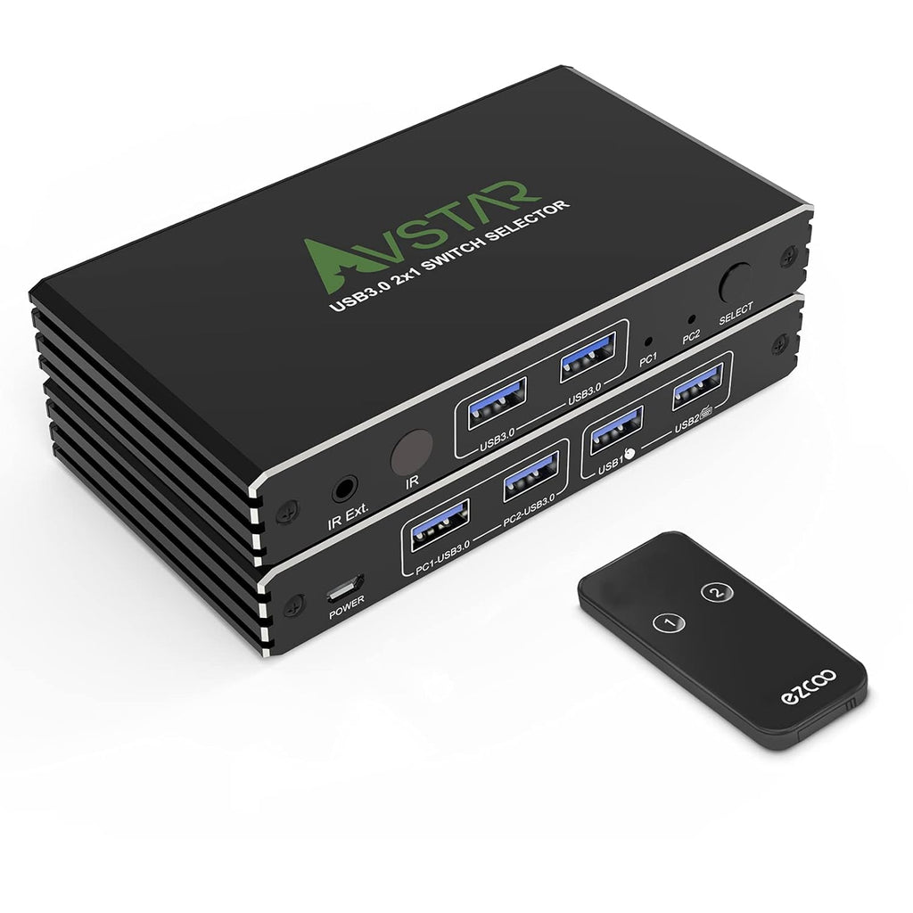 4 Port USB 3.1 3.0 KVM Switch with IR Remote Control T867732