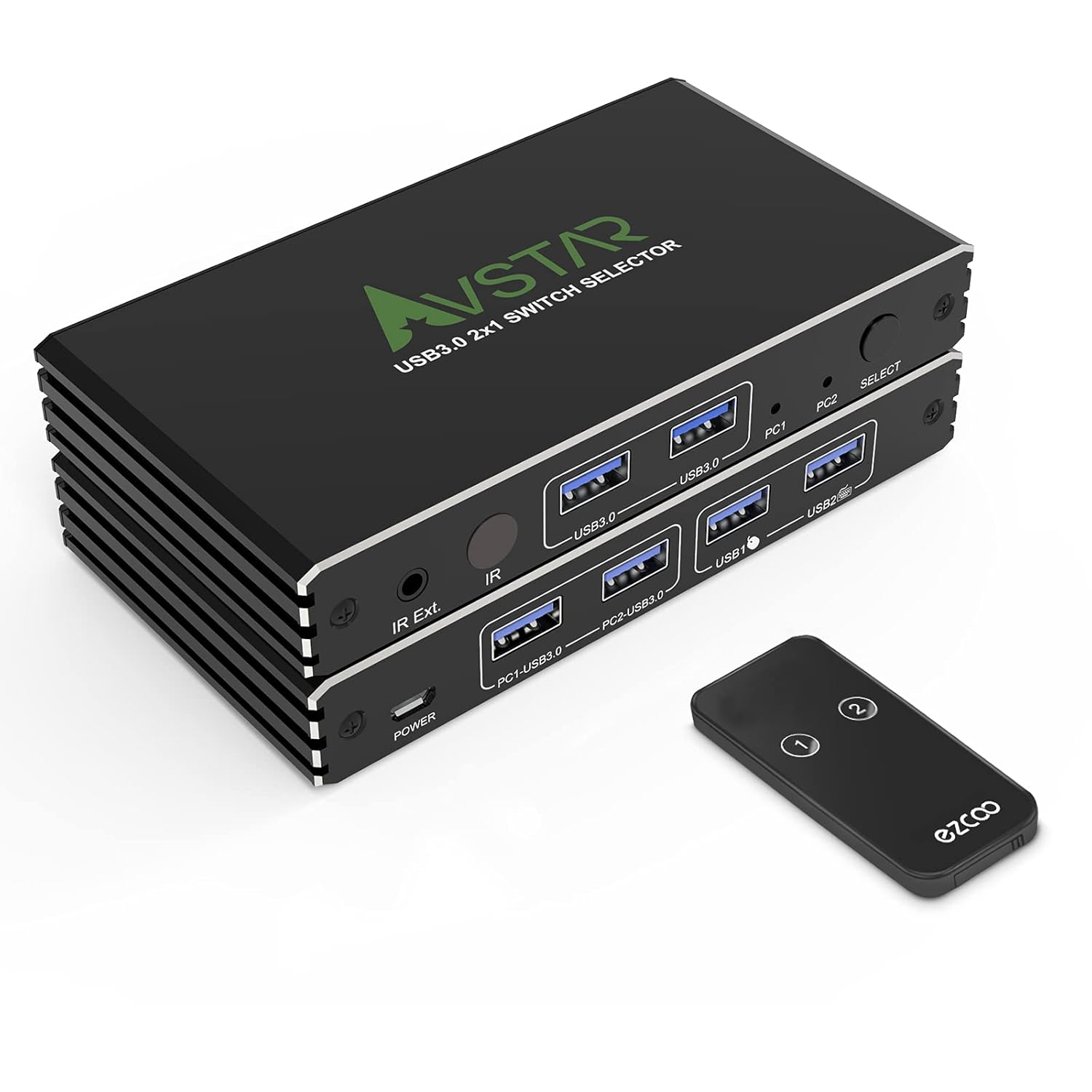 4 Port USB 3.1 3.0 KVM Switch with IR Remote Control T867732