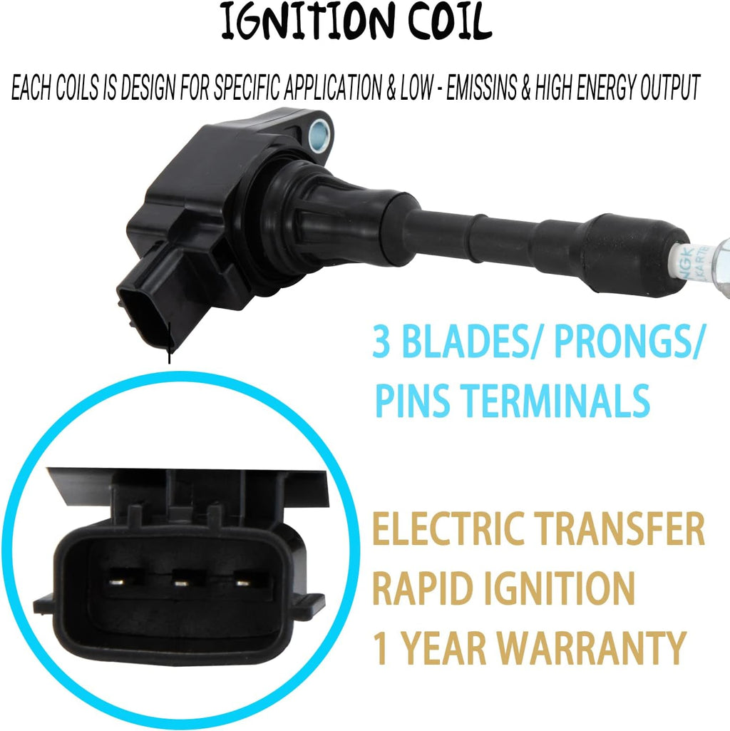 Ignition Coil Packs and Spark Plugs for V6 3.5L O69649