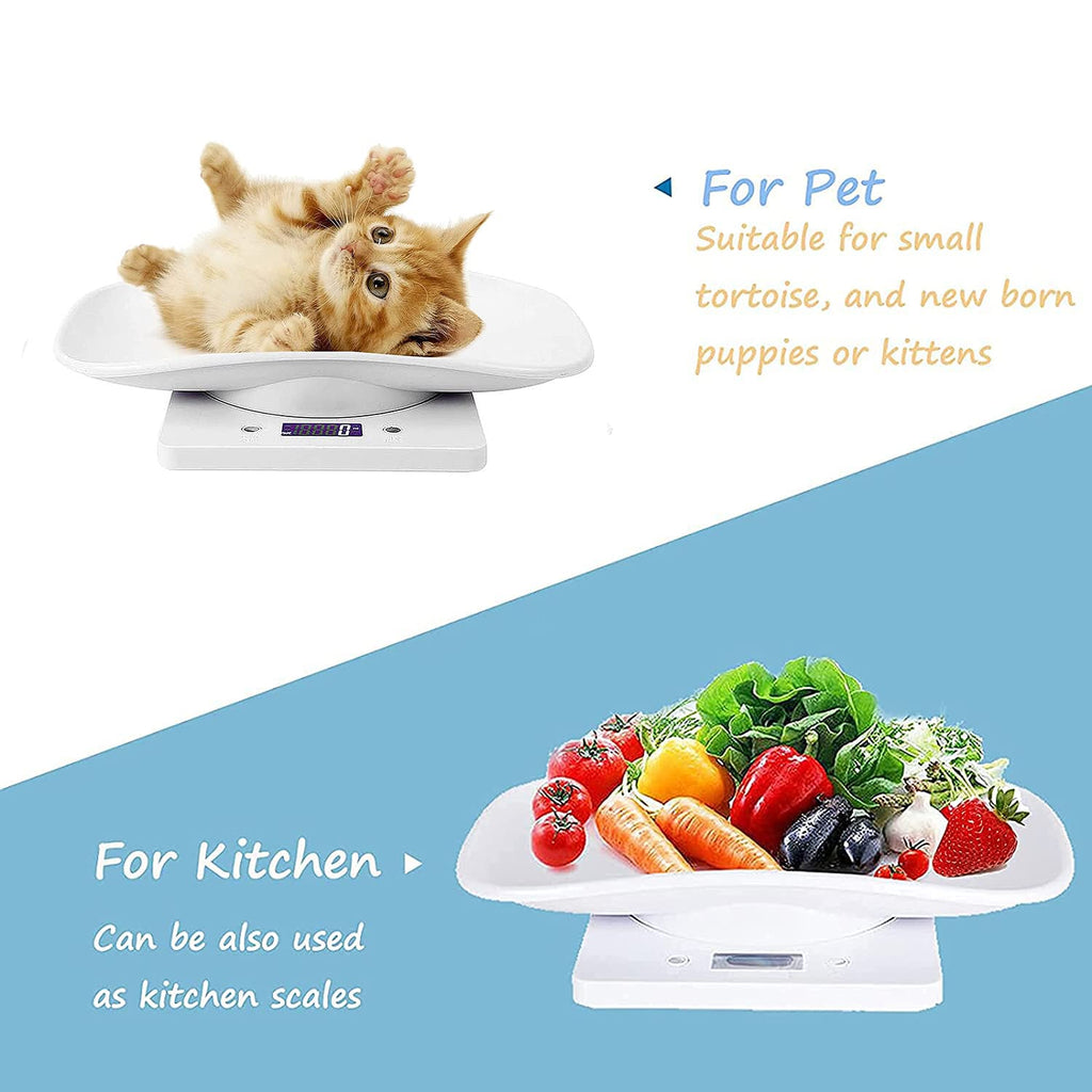 White LCD Multifunctional Mini Kitchen Scale, Pack of 2 O780309