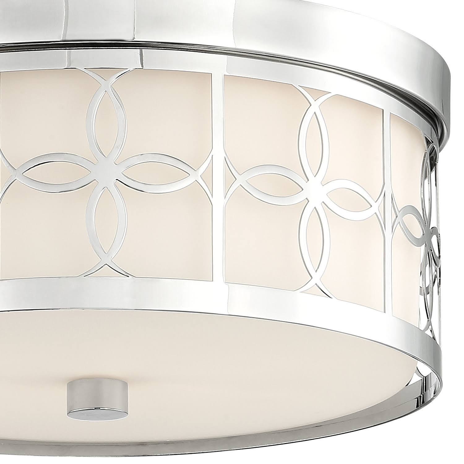 Polished Nickel 2 Light Ceiling Mount J3012