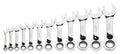 12 Pc Ratcheting Combo Wrench Set E74933
