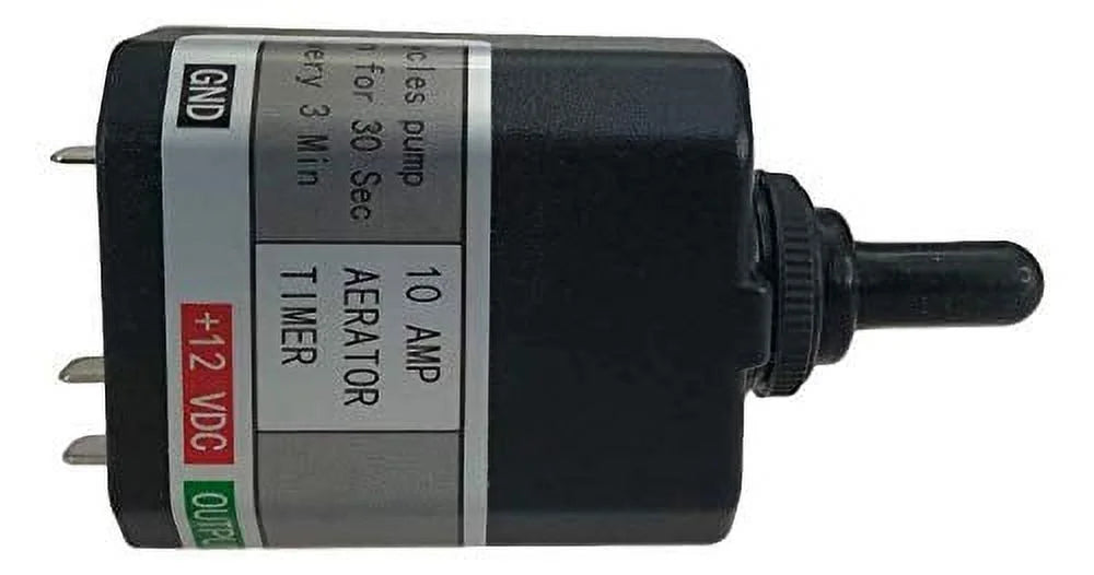 Boat Aerator Livewell Timer 10Amp 3Position Toggle Q105856