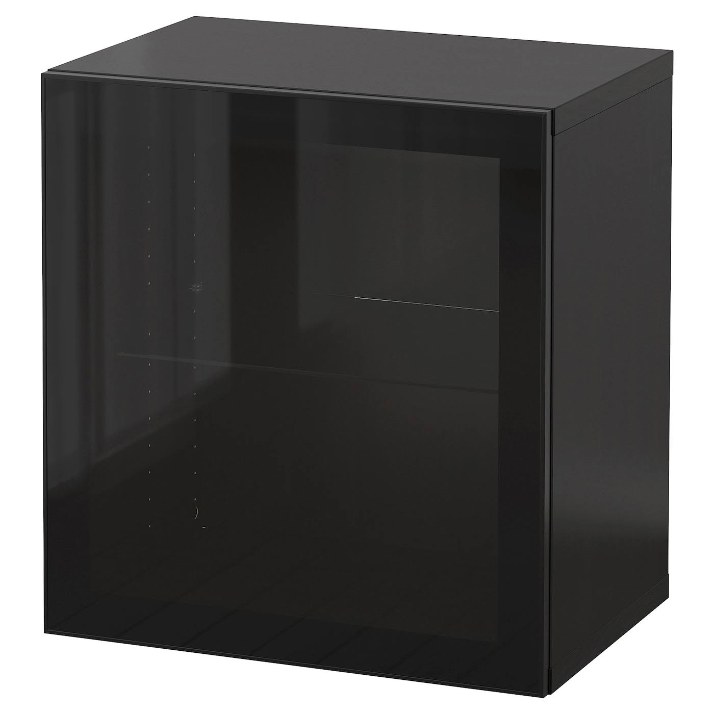 High-gloss Black Wall-Mounted Cabinet P535