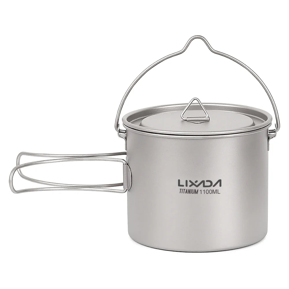 Ultralight Pot Water Mug Cup with Lid and Foldable Handle Z9227