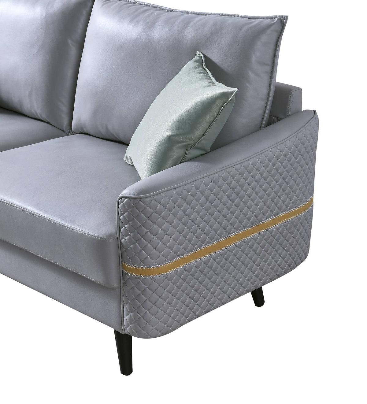 72 inch 3-Seat Tufted Sofa Couch T821915