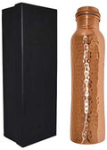 30 Ounce Hammered Copper Water Bottle with Screw-On Cap C695283