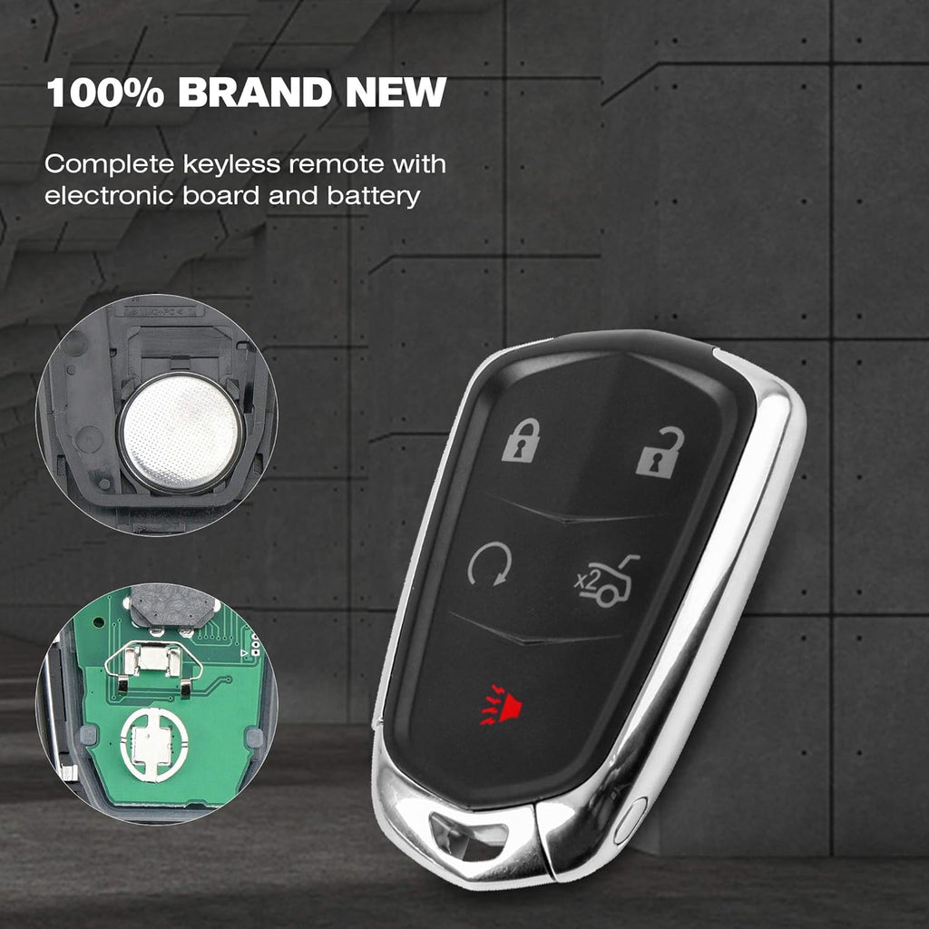 Keyless Entry Remote Car Key Fob Pack of 2 N190