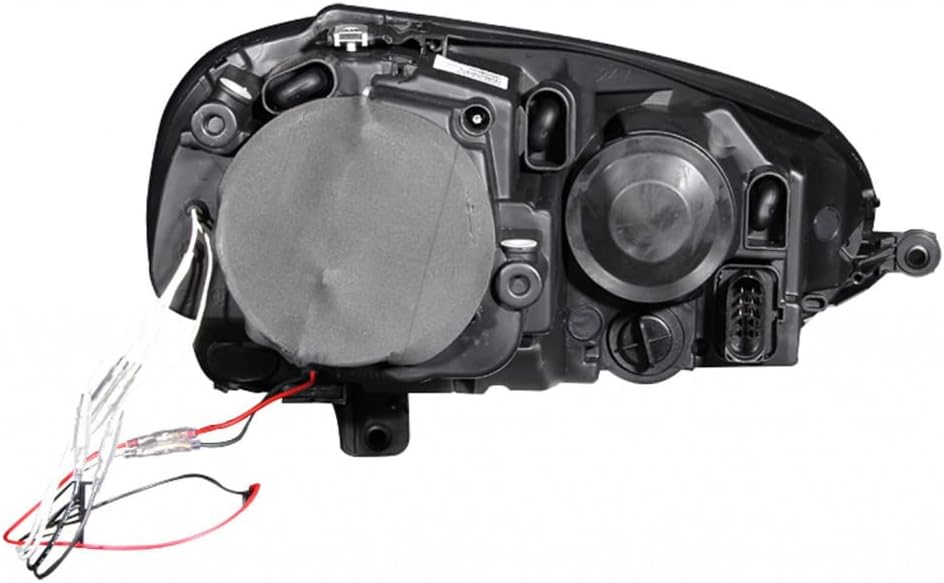 Projector Headlight with Halo Black I442651