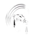 Matte White Pressure Balanced Shower Trim Y2162