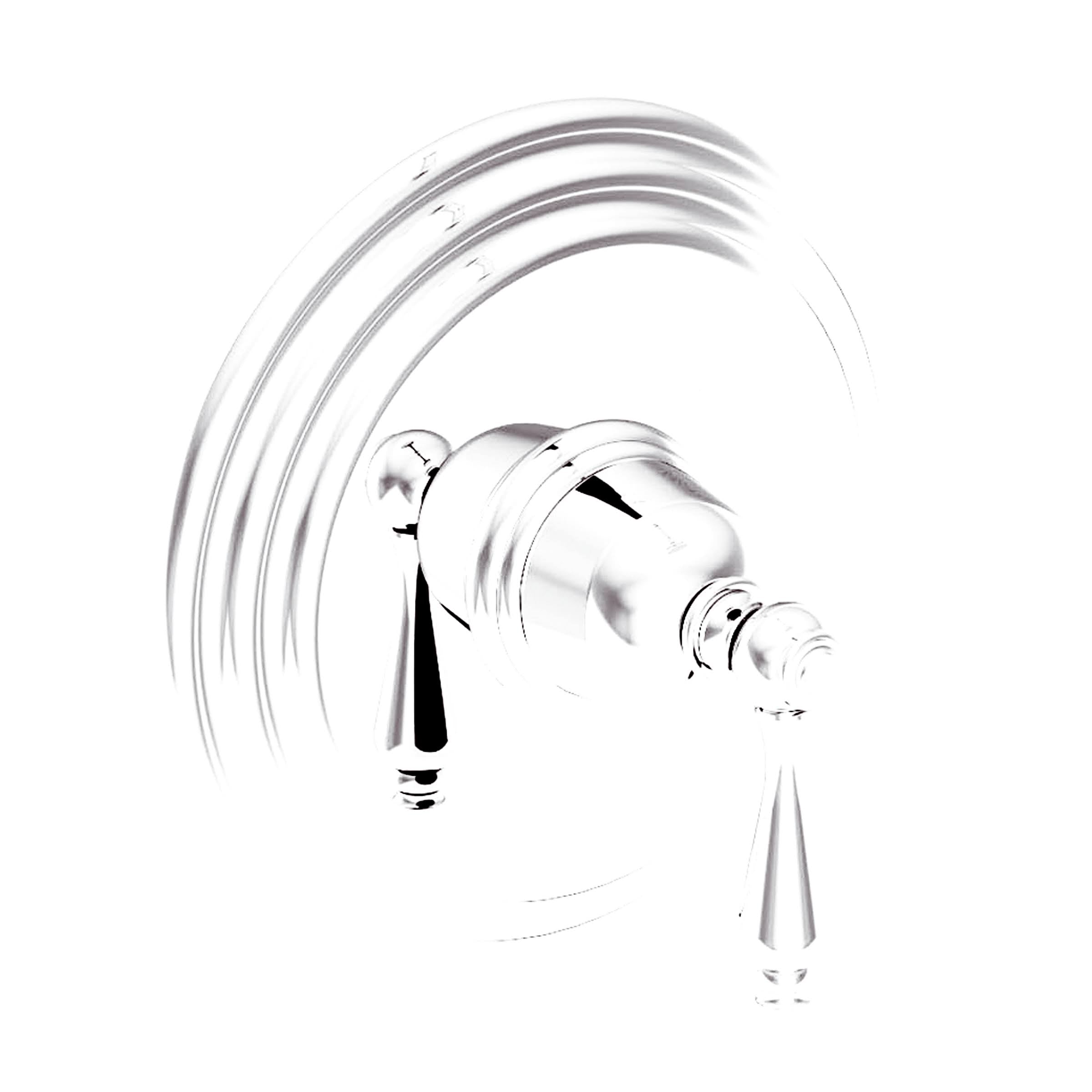 Matte White Pressure Balanced Shower Trim Y2162