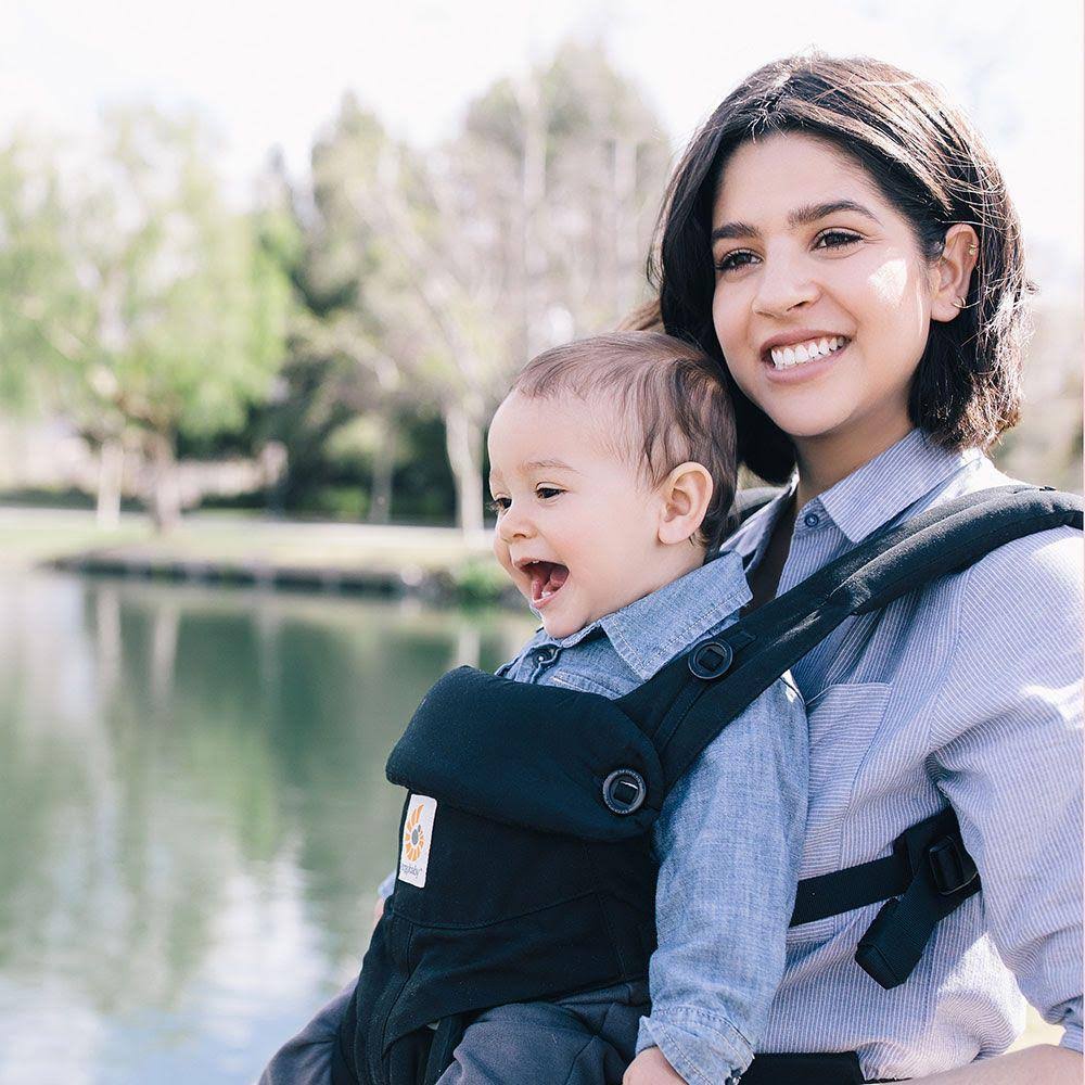Navy Mini Dots Baby Carrier Y659