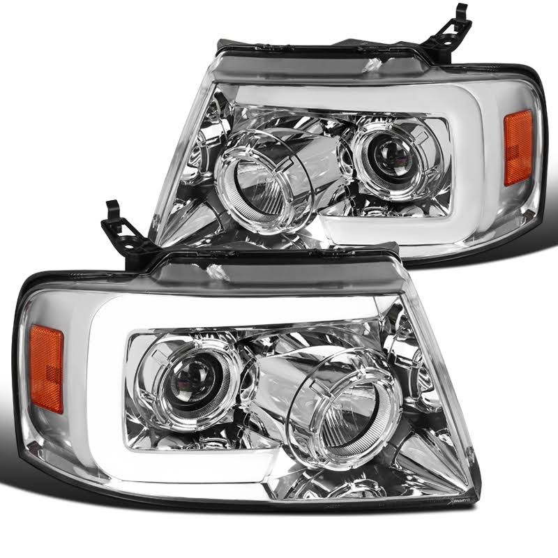 Chrome Clear Projector Headlights E1443