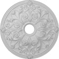 23 5/8x22OD x 3 7/8x22ID x 2 1/8x22P Hand-Painted Ceiling Medallion D71307