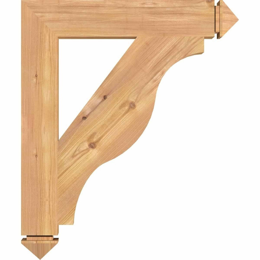 Western Red Cedar Smooth Bracket P21209