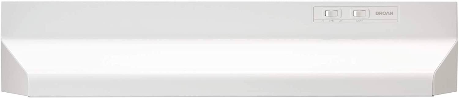 White 24x22W Under Cabinet Range Hood N767796