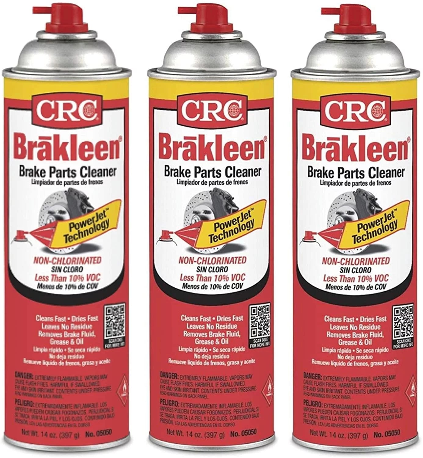 Brake Parts Cleaner (Pack of 3) T3762