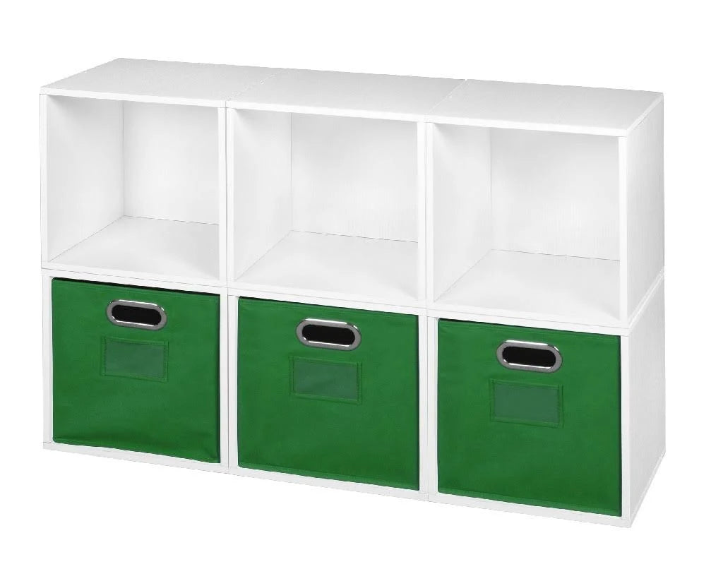 6 Cubes and 3 Canvas Bins Storage Set C836620